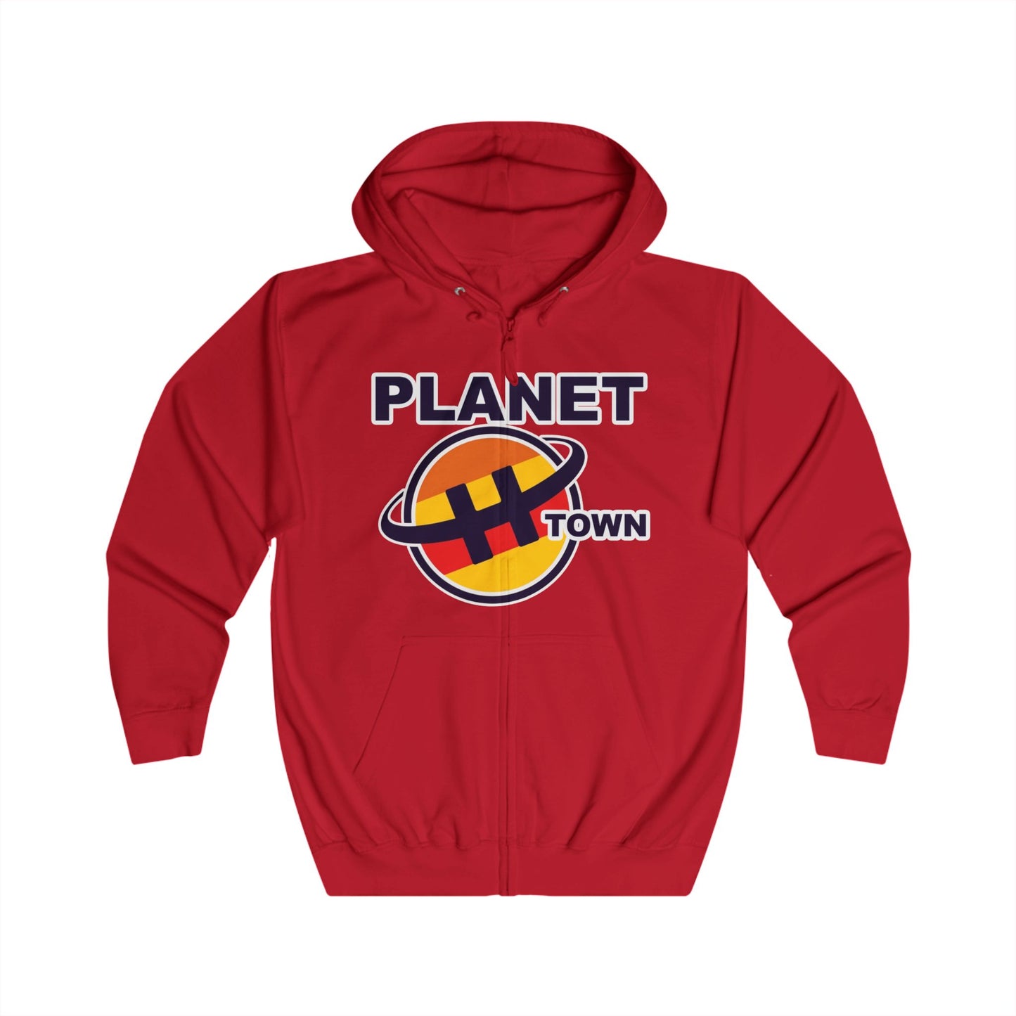 Planet H-Town Classic (Unisex) Zip Hoodie