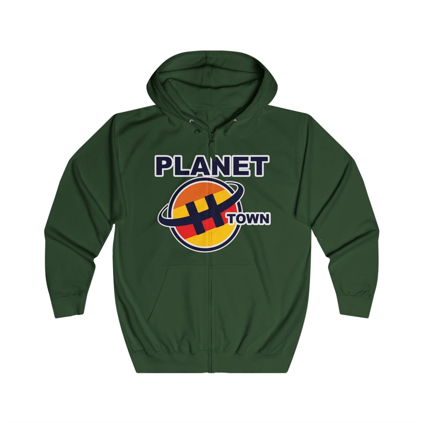 Planet H-Town Classic (Unisex) Zip Hoodie