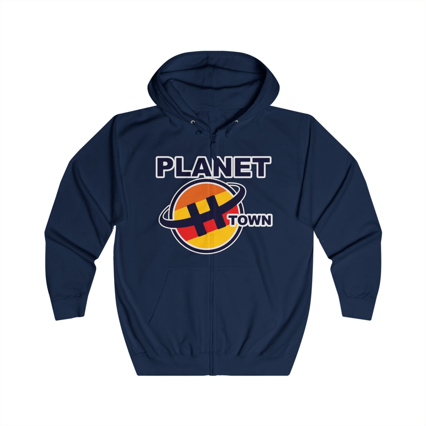 Planet H-Town Classic (Unisex) Zip Hoodie