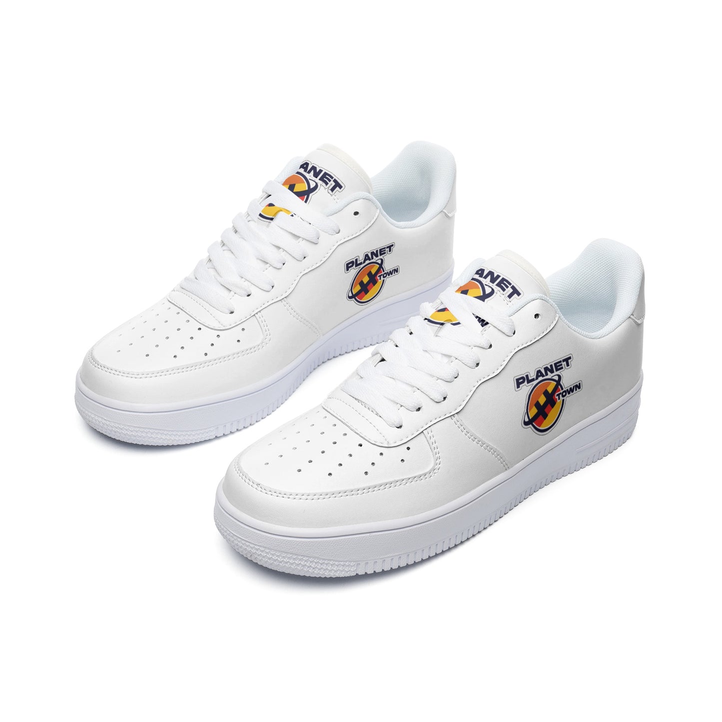 Planet H-Town Classic (Unisex) Low Top Leather Sneakers