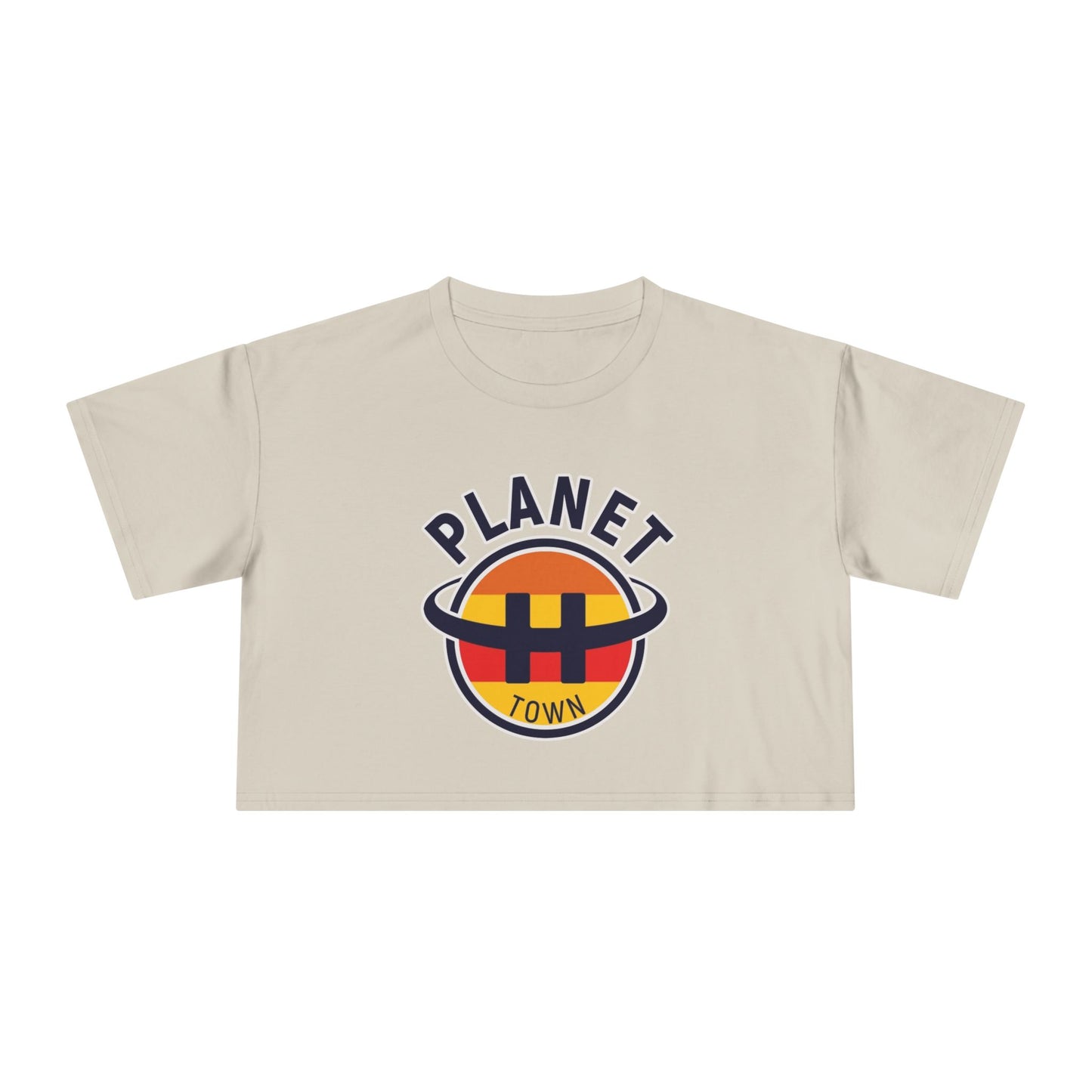 Planet H- Town Women's Crop Tee