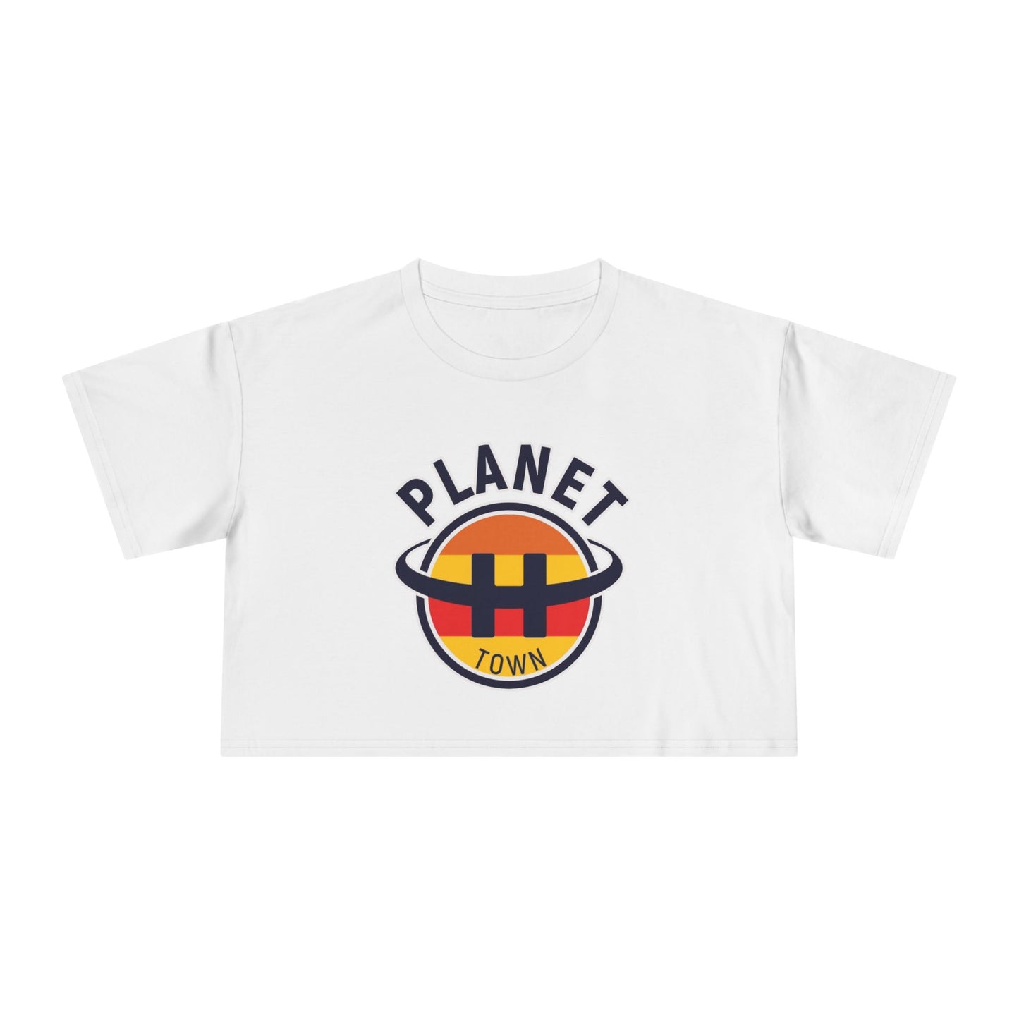 Planet H- Town Women's Crop Tee