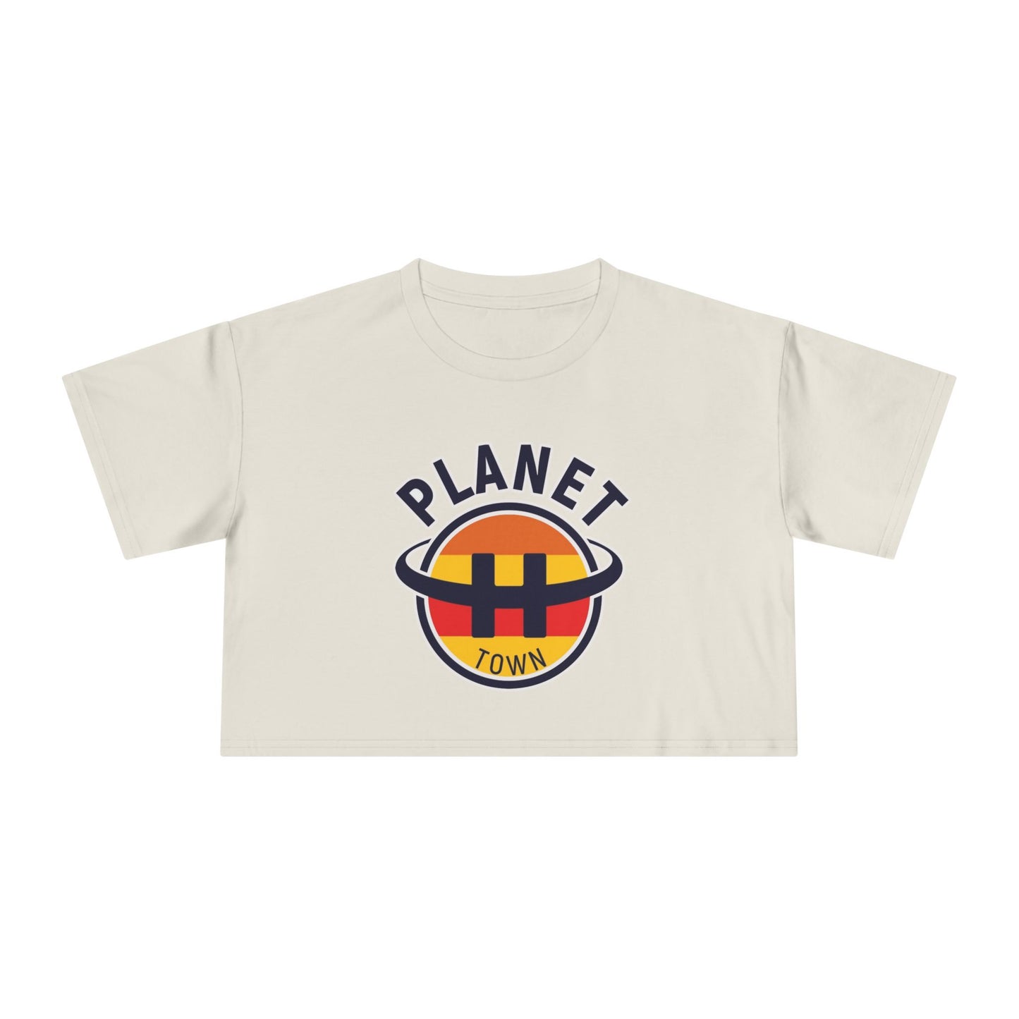 Planet H- Town Women's Crop Tee