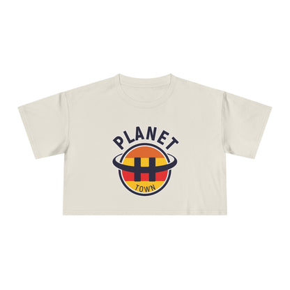 Planet H- Town Women's Crop Tee