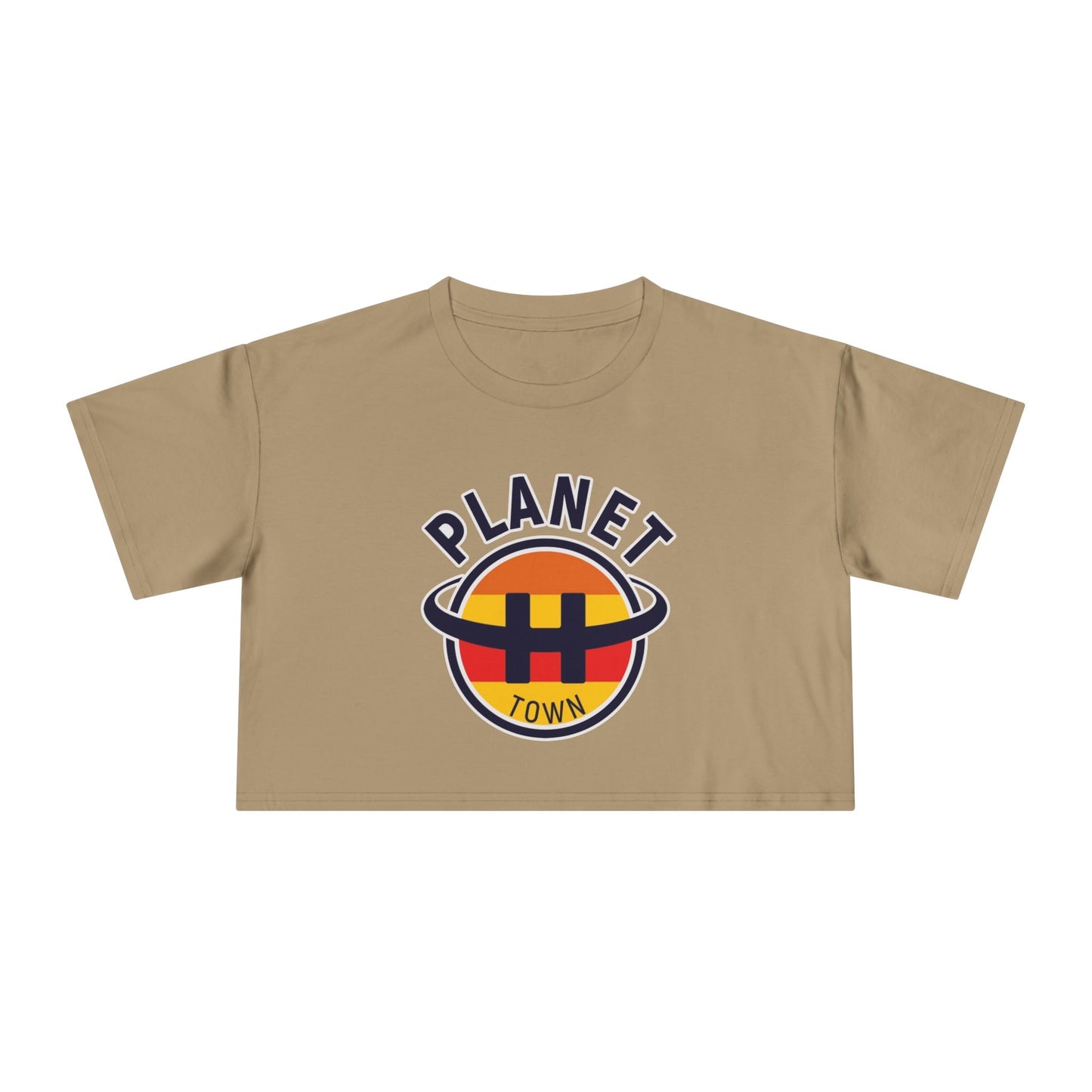 Planet H- Town Women's Crop Tee