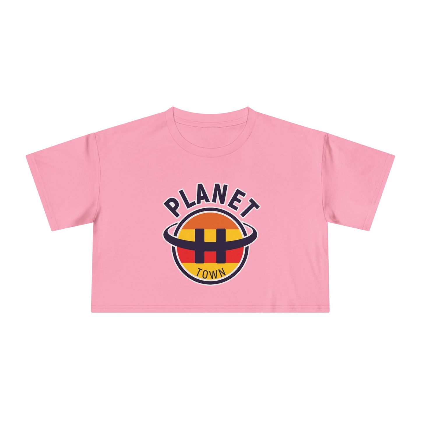 Planet H- Town Women's Crop Tee