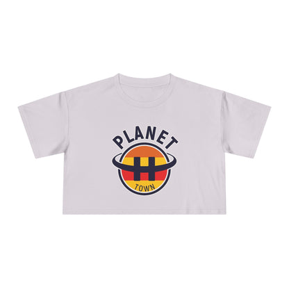 Planet H- Town Women's Crop Tee