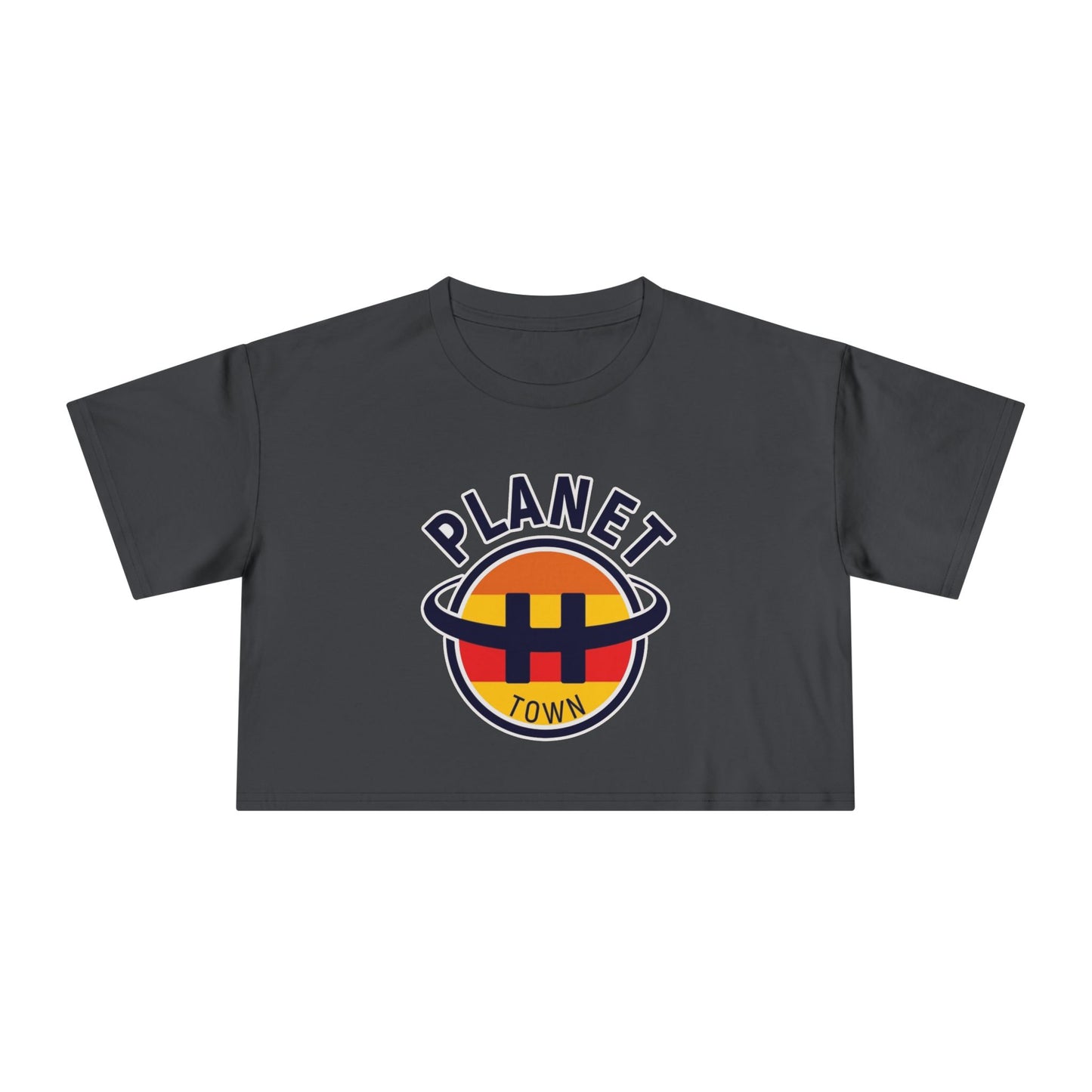 Planet H- Town Women's Crop Tee