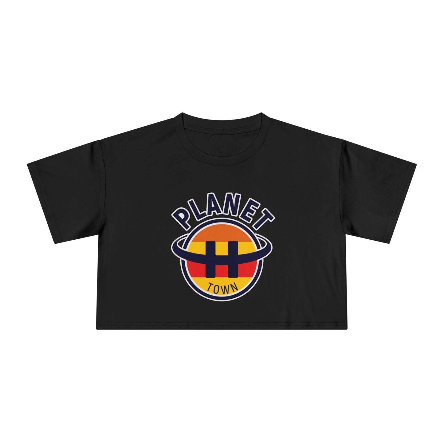 Planet H- Town Women's Crop Tee