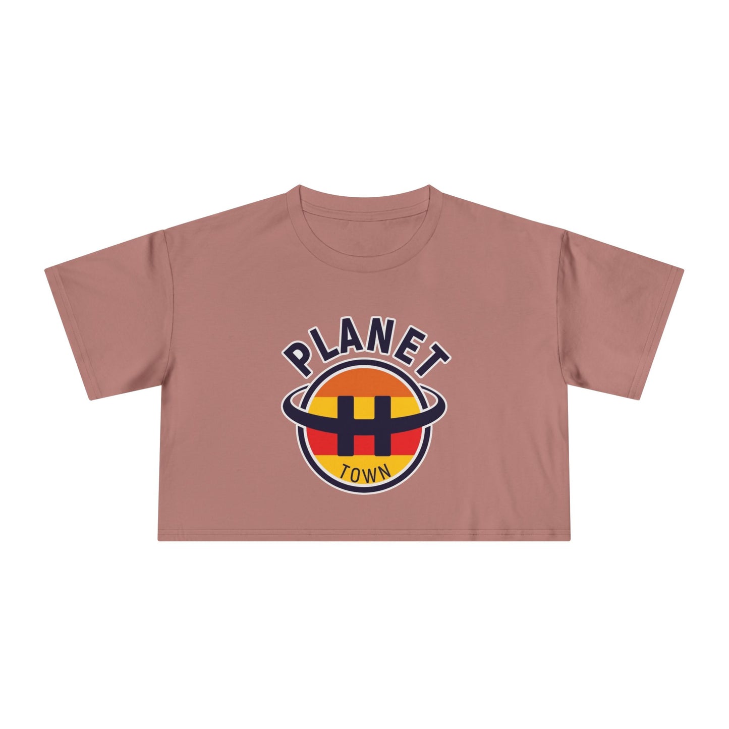Planet H- Town Women's Crop Tee