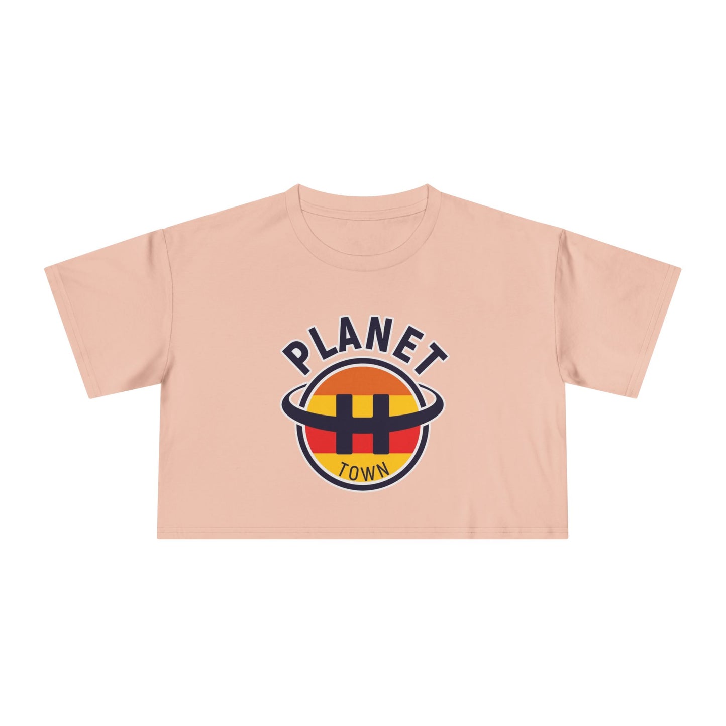 Planet H- Town Women's Crop Tee