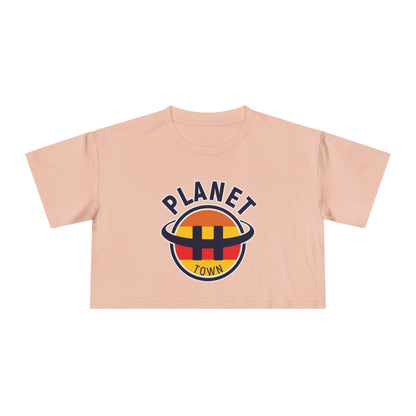 Planet H- Town Women's Crop Tee