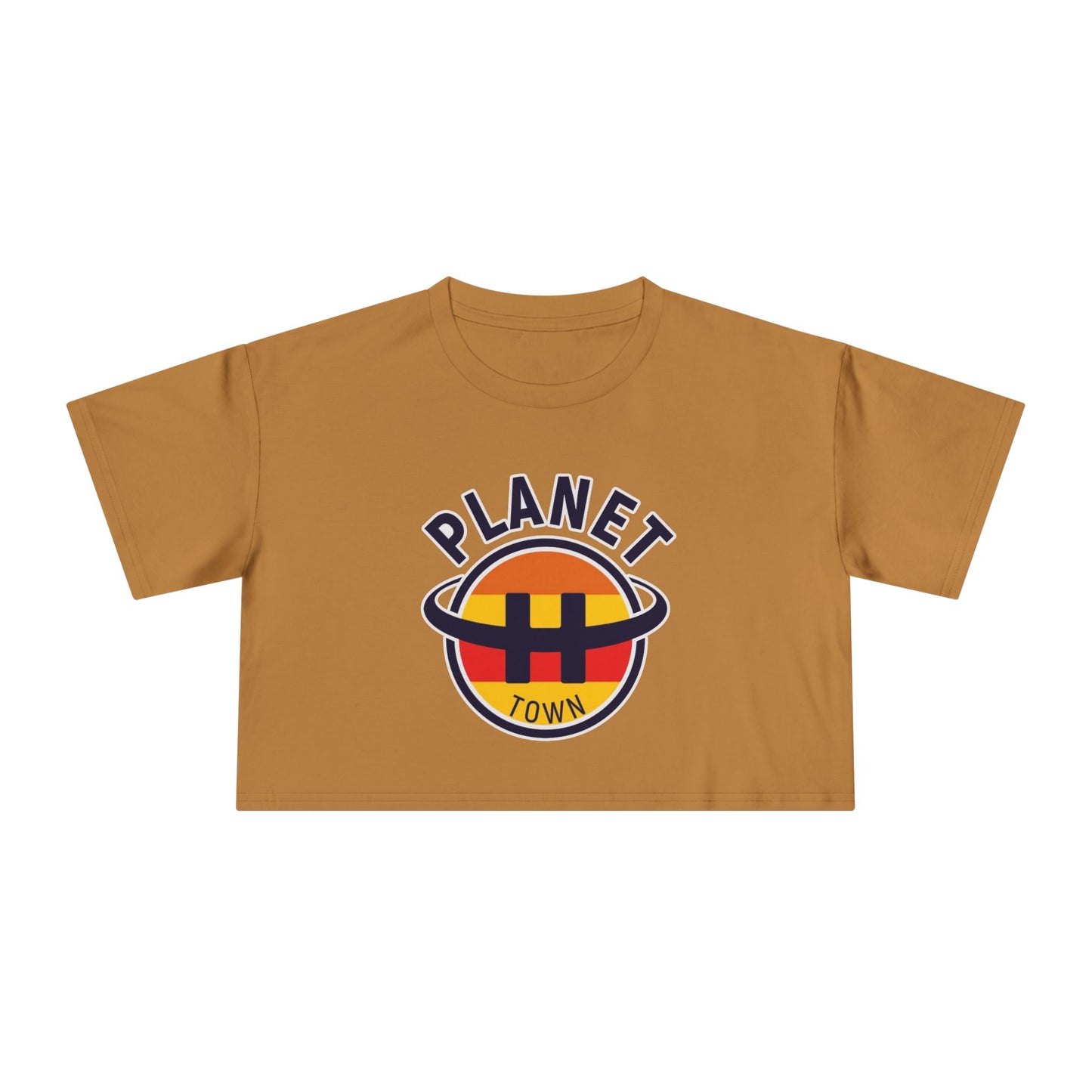 Planet H- Town Women's Crop Tee
