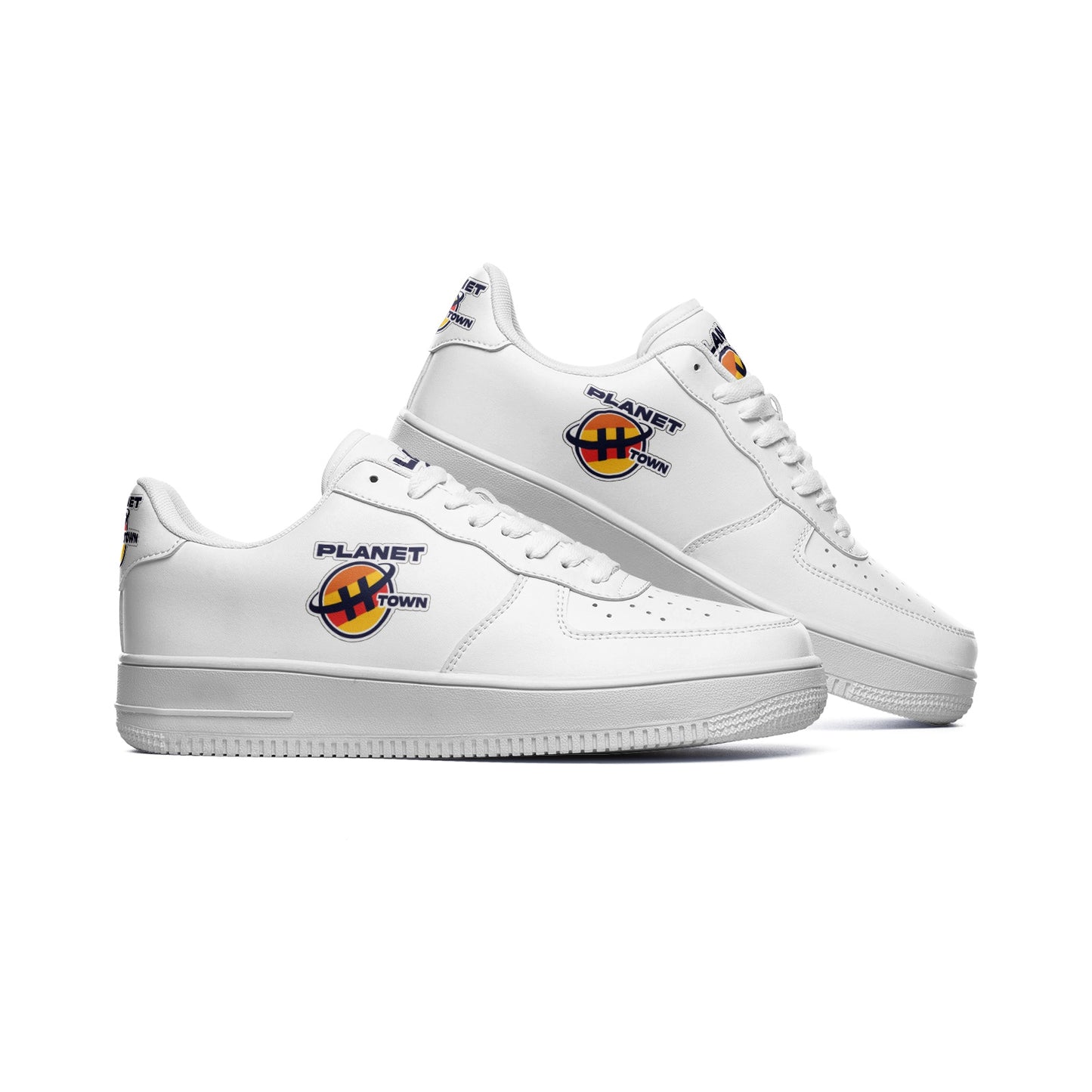Planet H-Town Classic (Unisex) Low Top Leather Sneakers